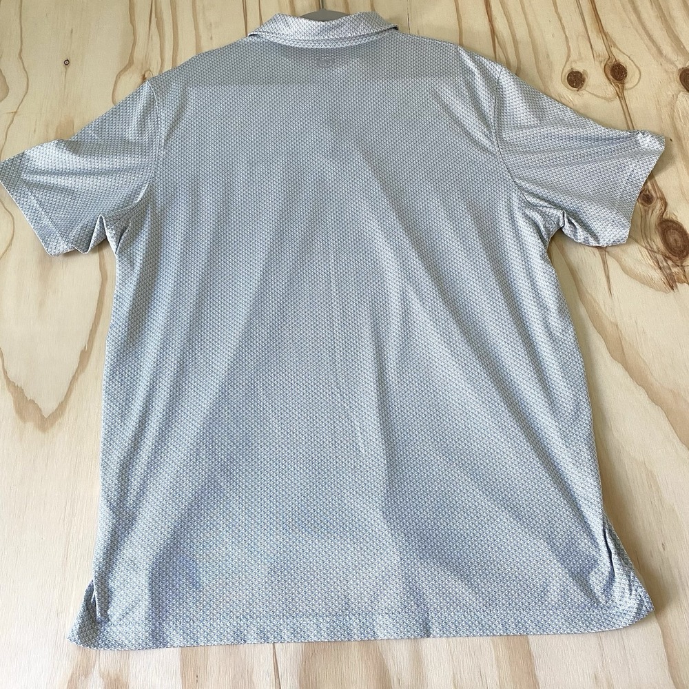 Vineyard Vines Polo Mens XL Green On-The-Go Sankaty Golf Whale Logo Performance - Picture 4 of 9